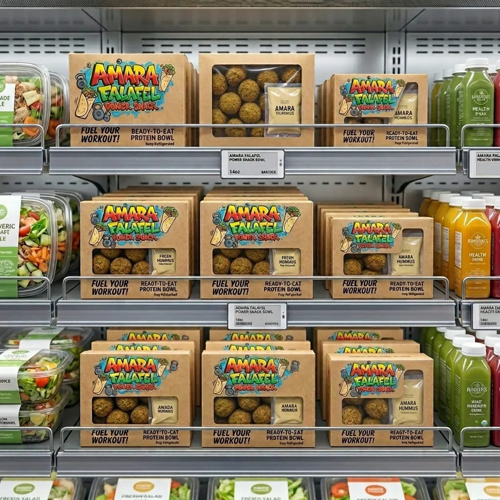 Falafel Catering für Events und Firmen in Berlin – vegane Falafel Bowls von Amara fertigmischung