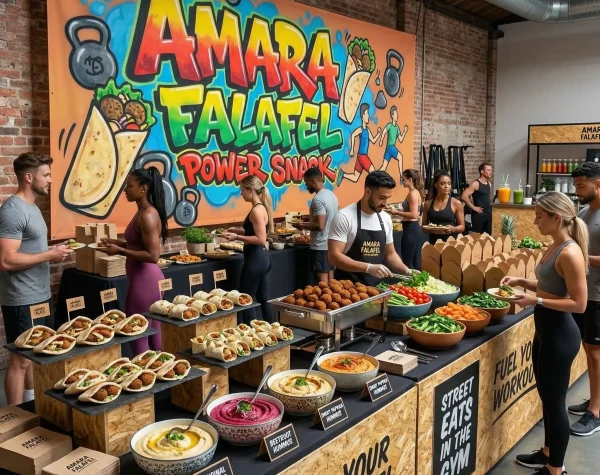 Falafel Catering für Events und Firmen in Berlin – vegane Falafel Bowls von Amara catering